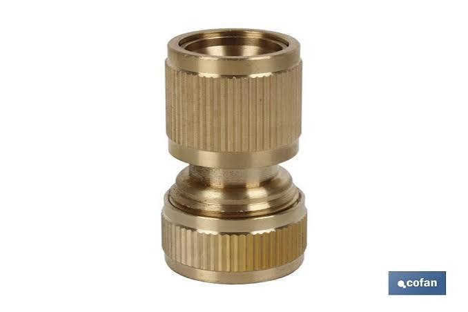 Conector Laton 1-2 Manguera
